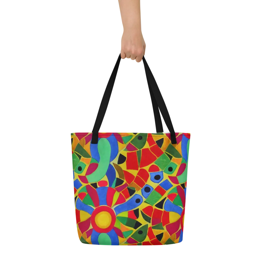 Primary School on Large Tote Bag W/ Pocket — Front