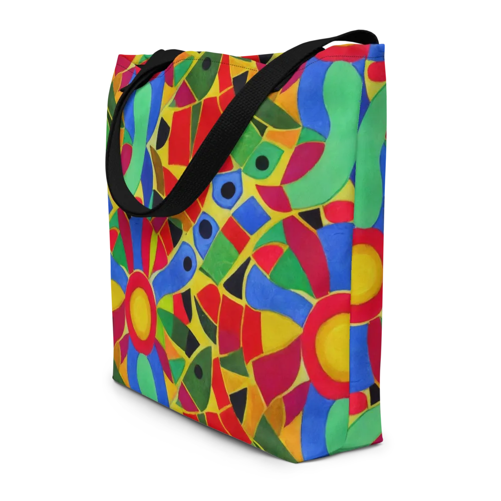 Primary School on Large Tote Bag W/ Pocket — Front