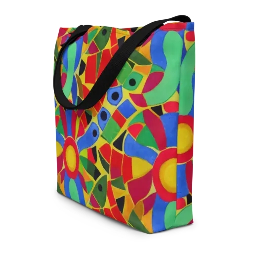 Primary School on a Large Tote Bag W/ Pocket