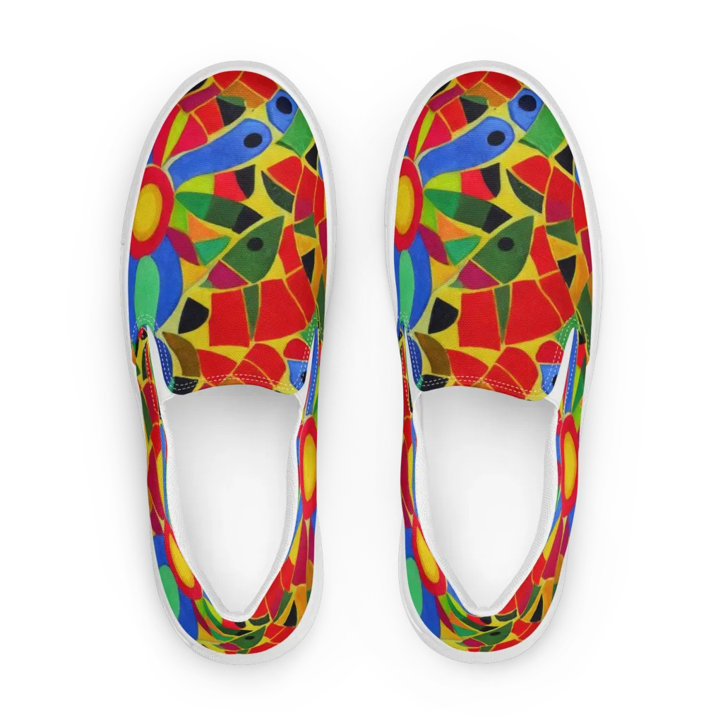 Primary School on Women's Slip-On Canvas Shoes — Front