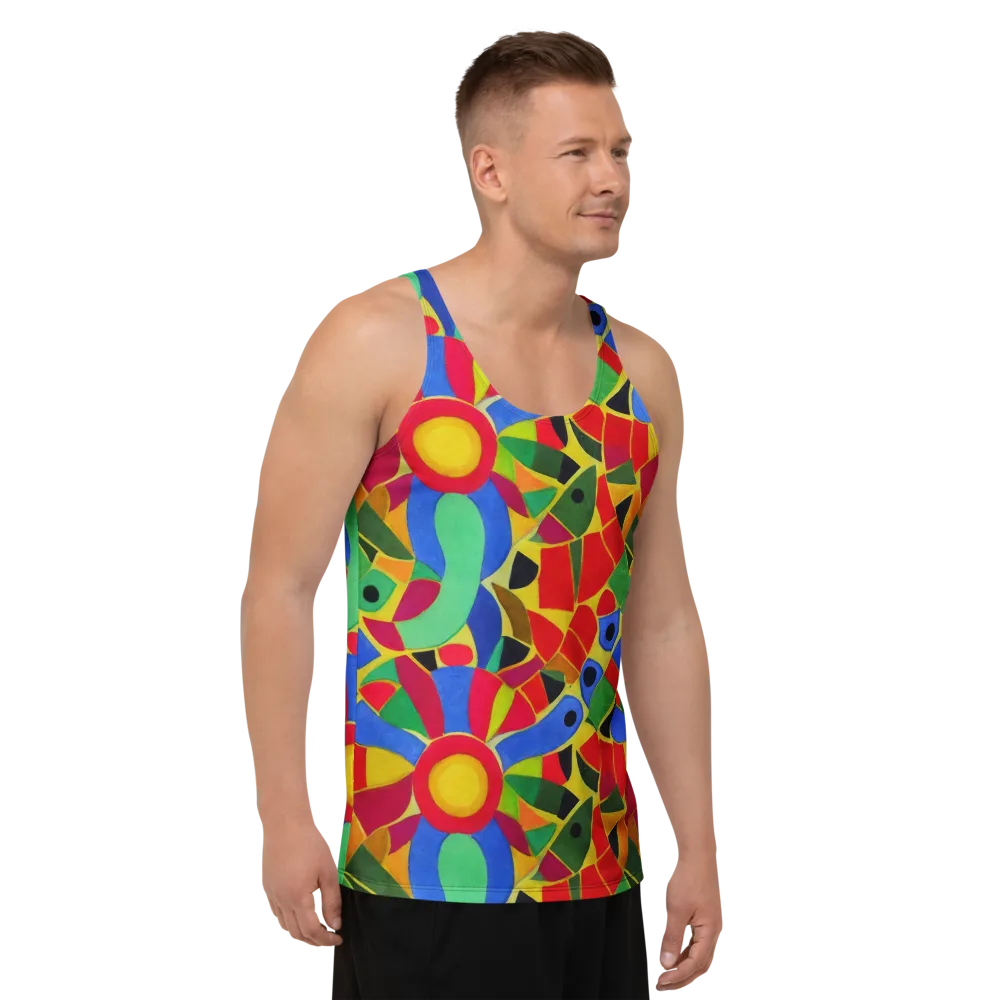 Primary School on Men's Tank Top — Right Front