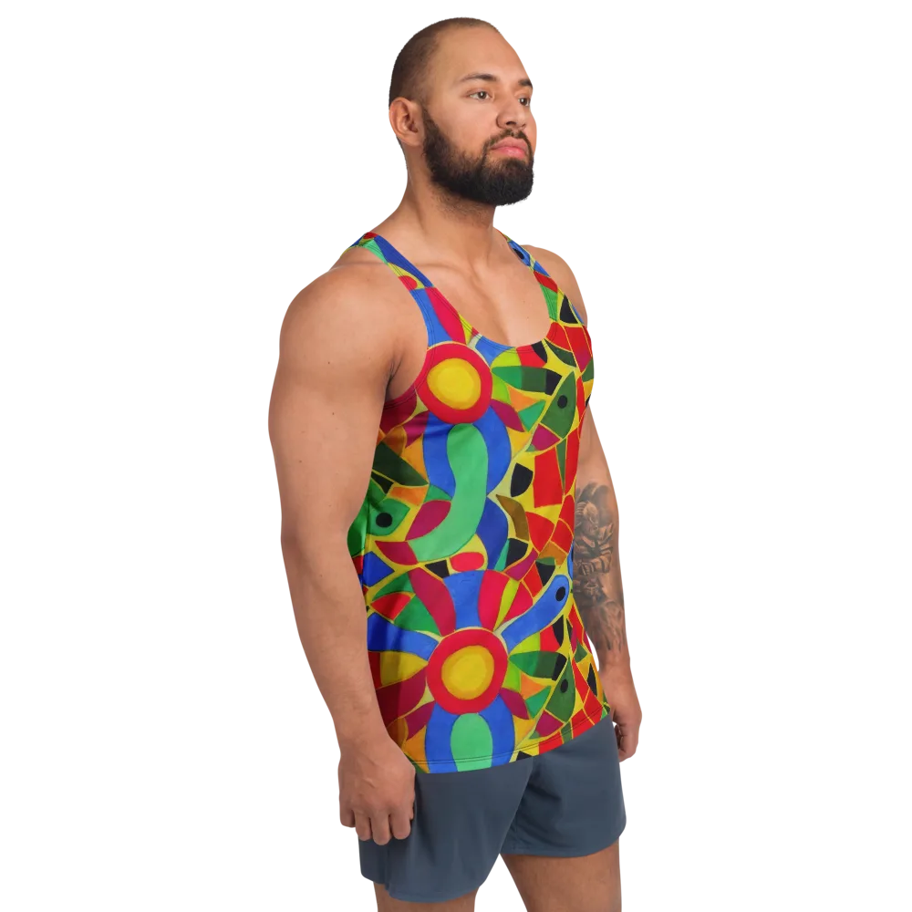 Primary School on Men's Tank Top — Right Front