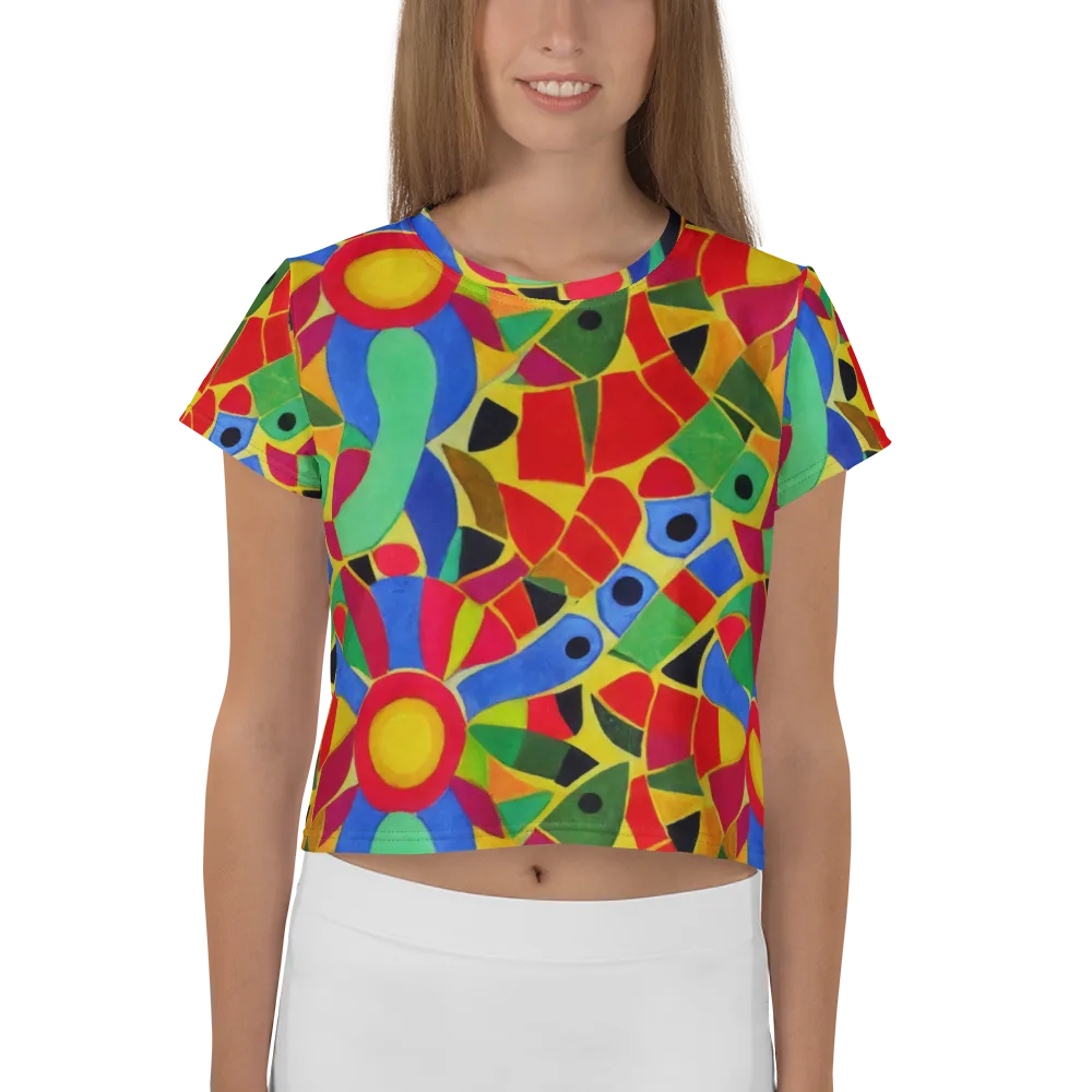 Primary School on Crop Tee — Front
