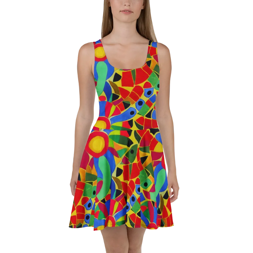 Primary School on Skater Dress — Front