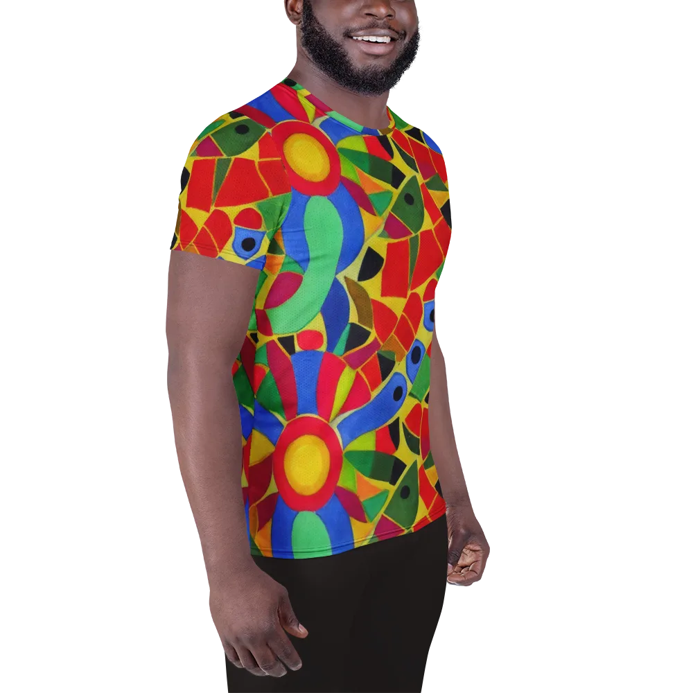 Primary School on Men's Athletic T-Shirt — Right