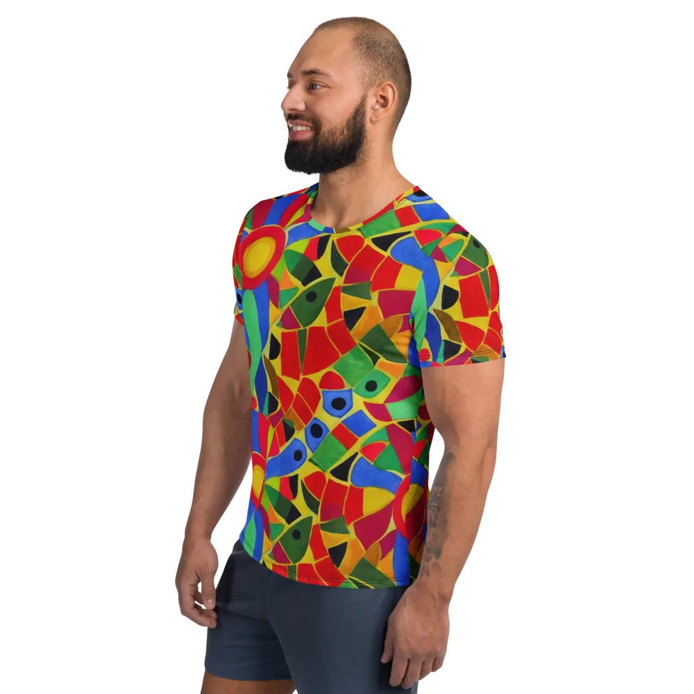 Primary School on Men's Athletic T-Shirt — Left