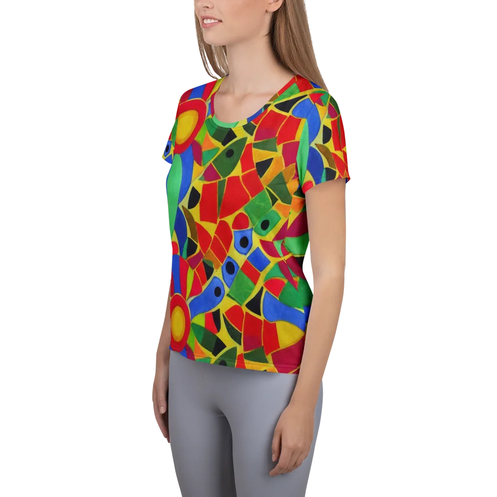 Primary School on Women's Athletic T-Shirt — Left