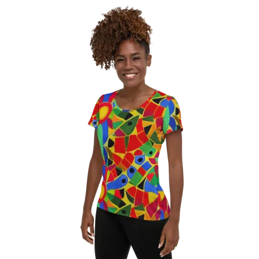 Primary School on a Women's Athletic T-Shirt