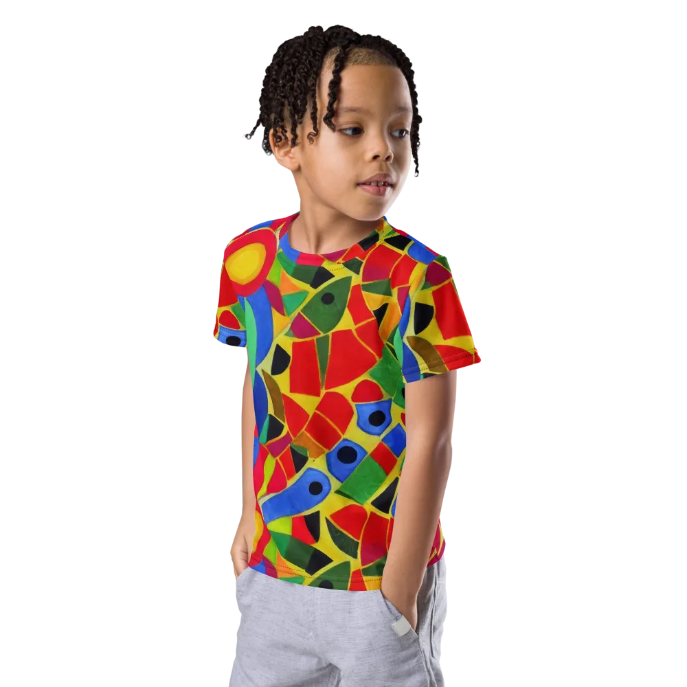 Primary School on Kids Crew Neck T-Shirt — Left Front
