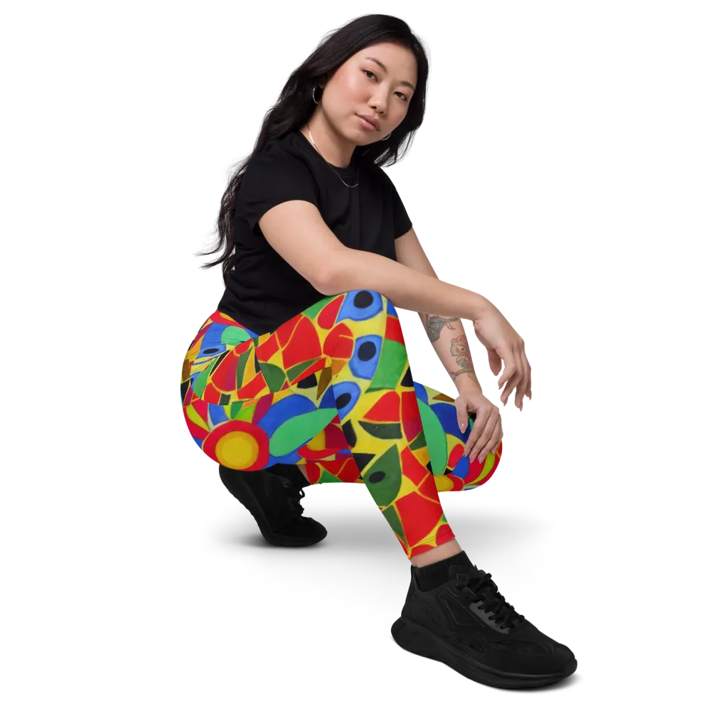 Primary School on Leggings with Pockets — Right Front