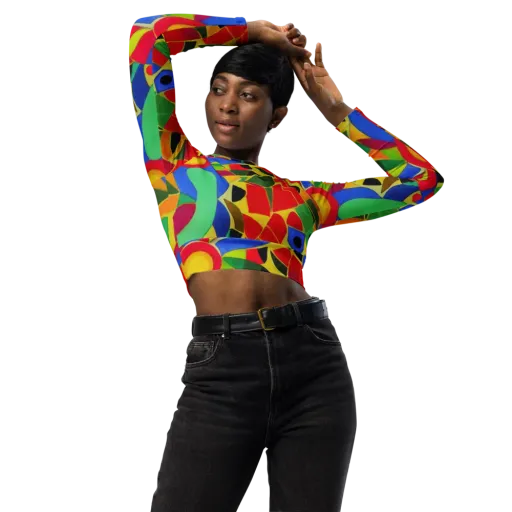 Primary School on a Long Sleeve Crop Top