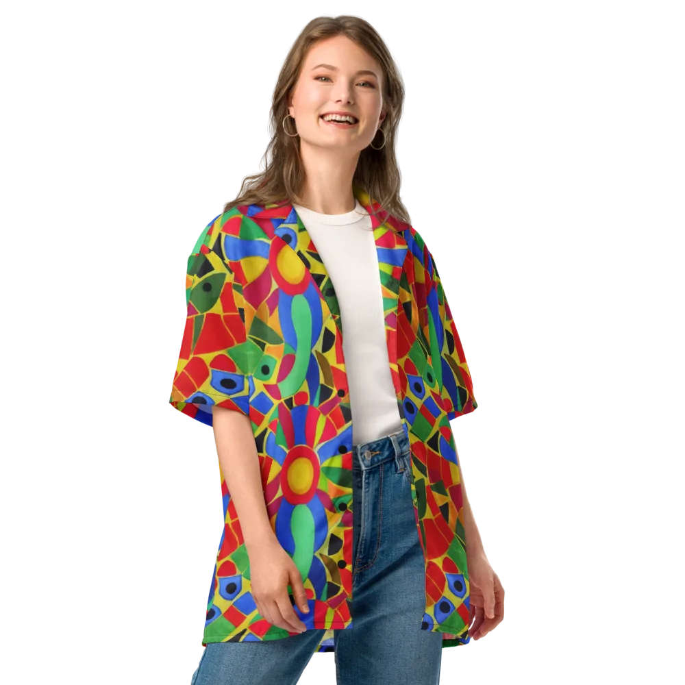 Primary School on Button Shirt — Front