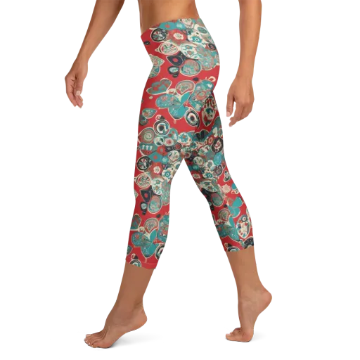 Carnival Cabinet on a Capri Leggings
