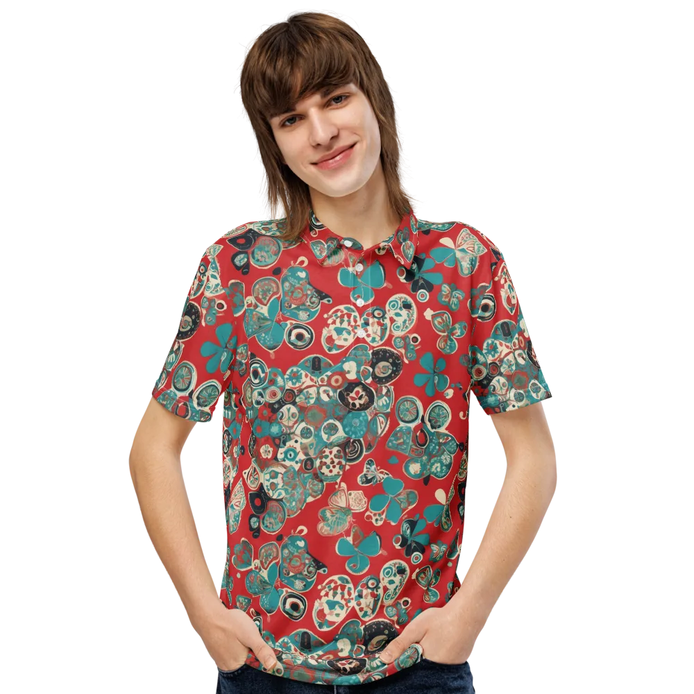 Carnival Cabinet on Men's Slim Fit Polo Shirt — Front