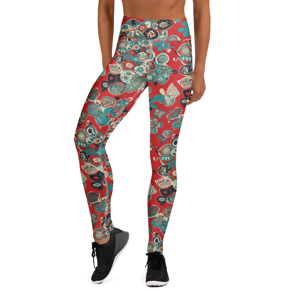 Carnival Cabinet on Yoga Leggings — Front