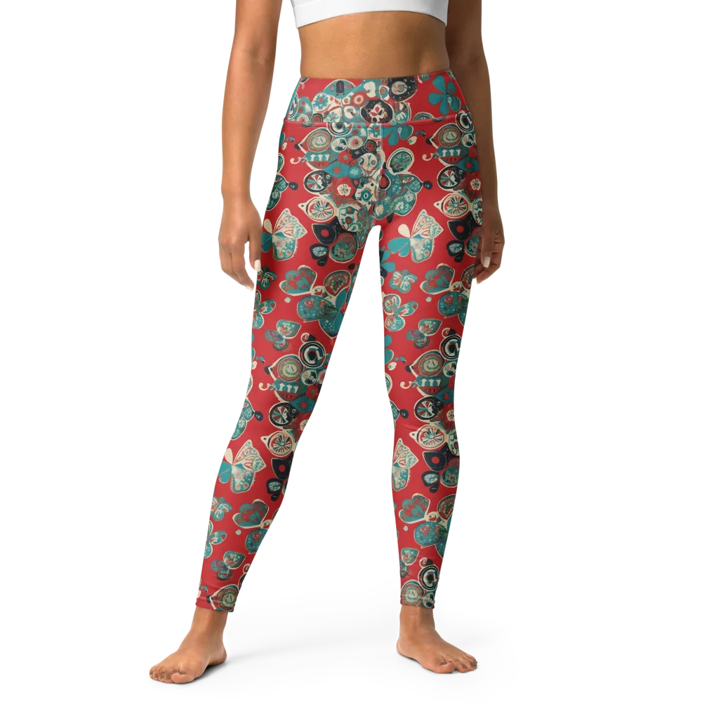 Carnival Cabinet on Yoga Leggings — Front