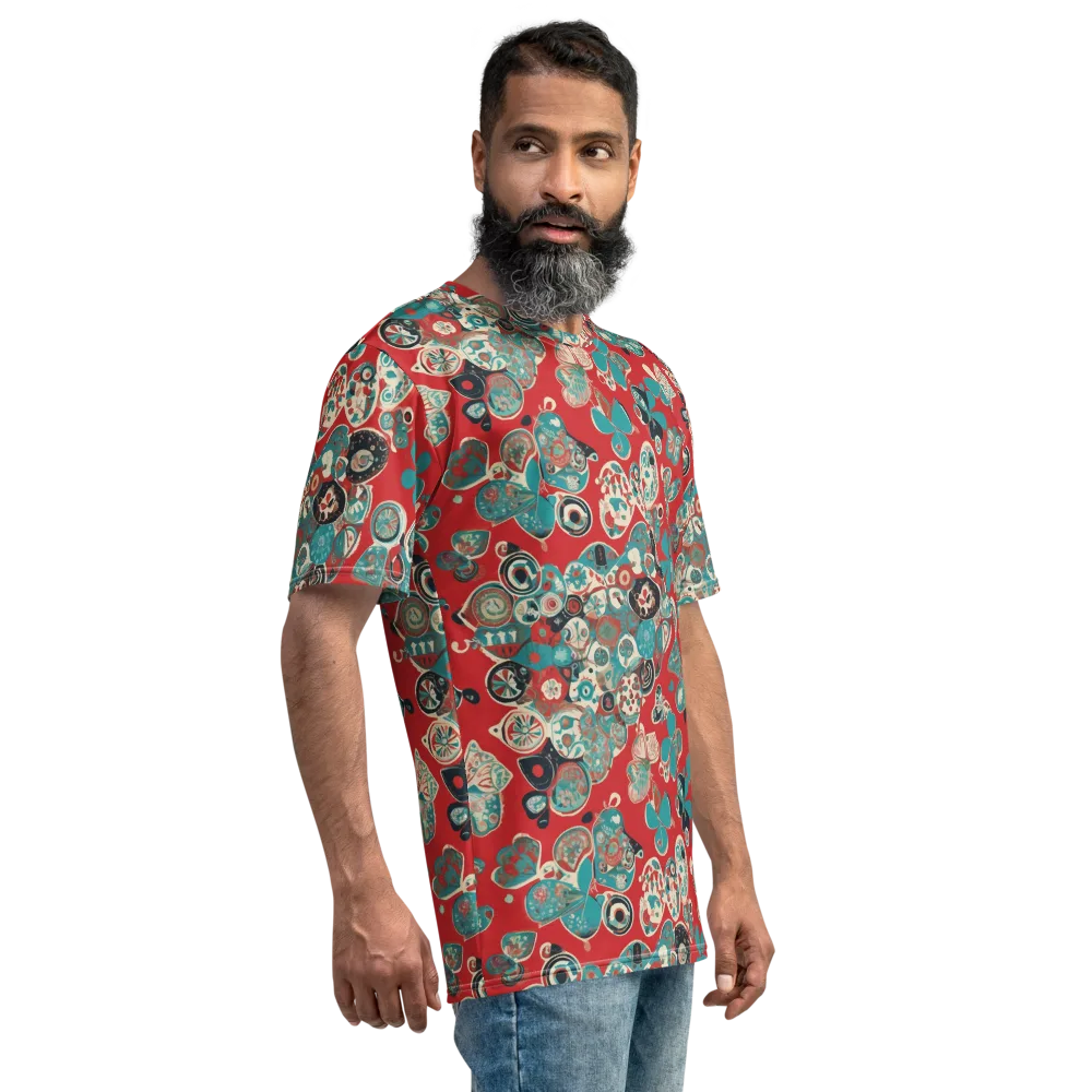 Carnival Cabinet on Men's Crew Neck T-Shirt — Right