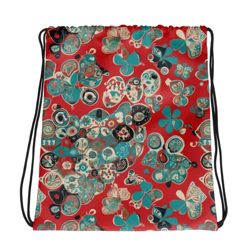 Carnival Cabinet on a Drawstring Bag