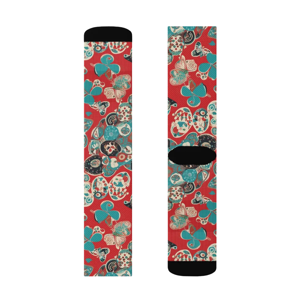 Carnival Cabinet on Socks — Left Sock