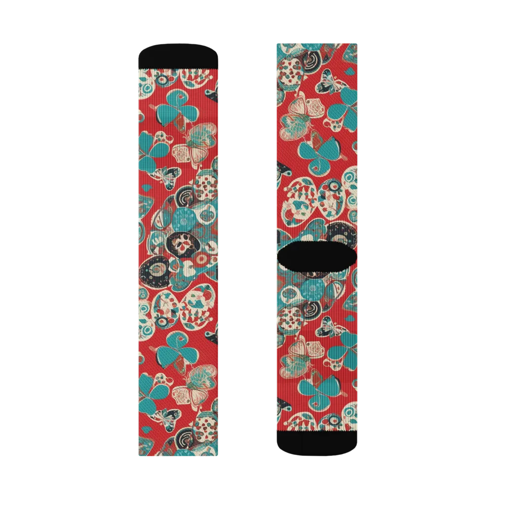 Carnival Cabinet on Socks — Right Sock
