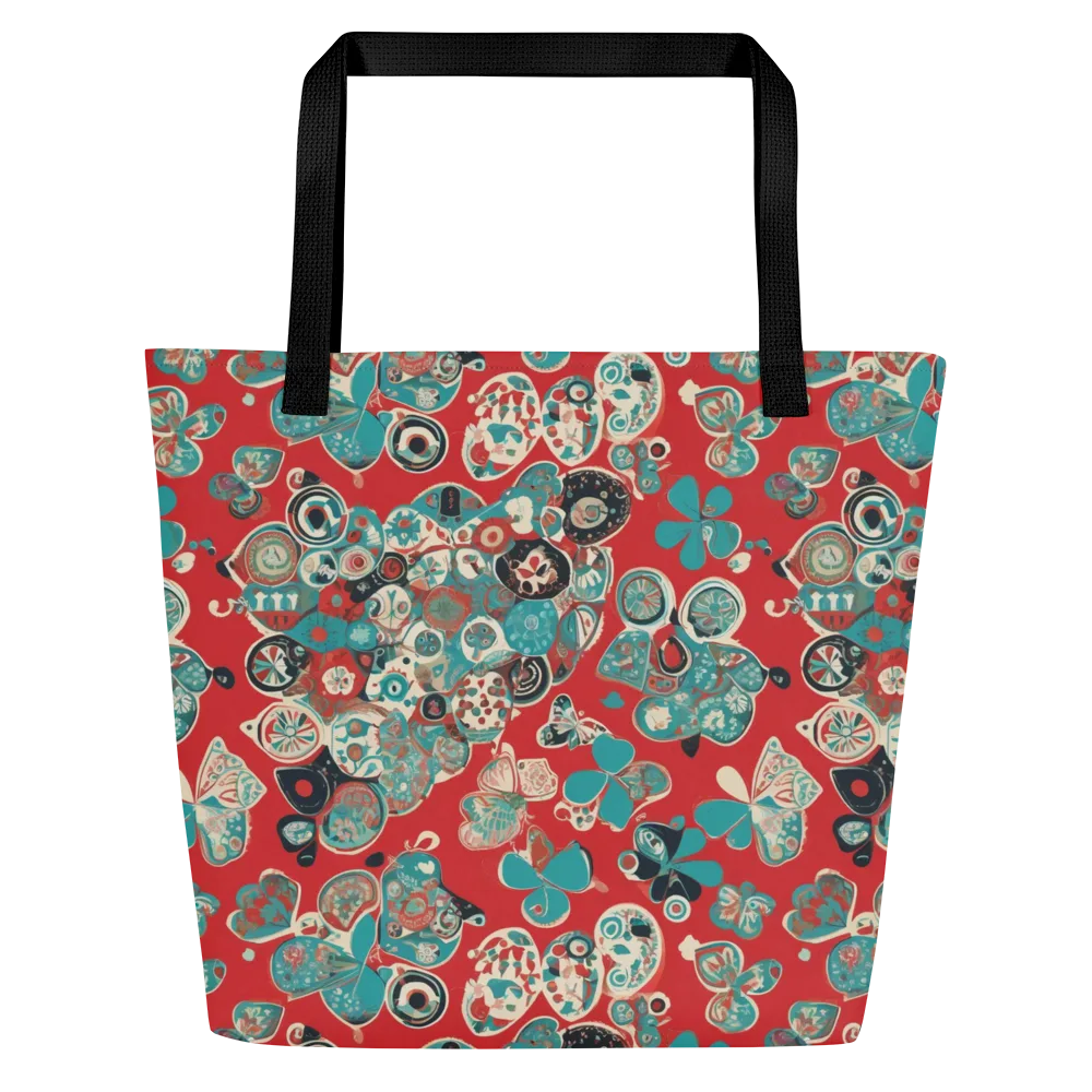 Carnival Cabinet on Large Tote Bag W/ Pocket — Front