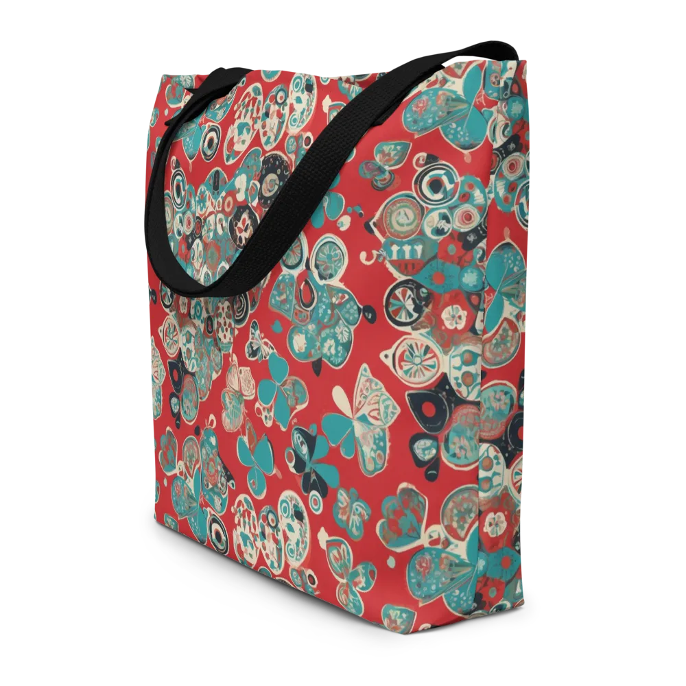 Carnival Cabinet on Large Tote Bag W/ Pocket — Front