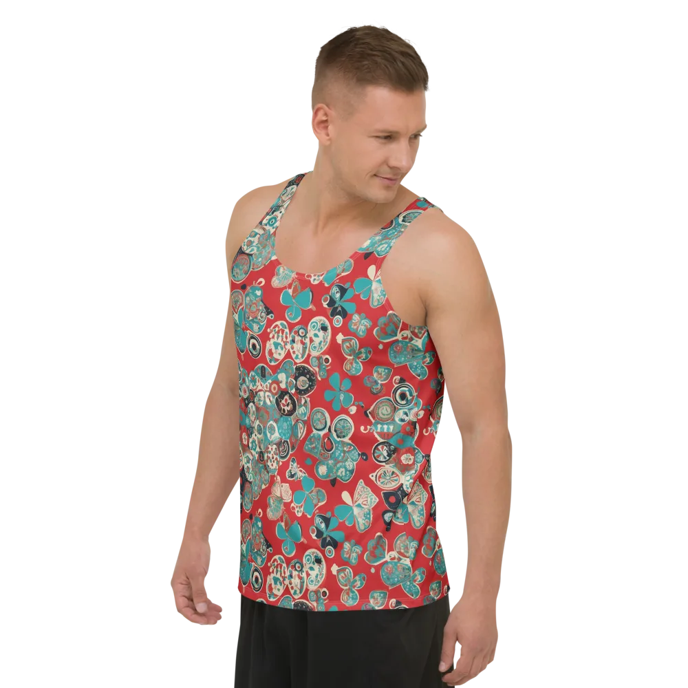 Carnival Cabinet on Men's Tank Top — Left Front