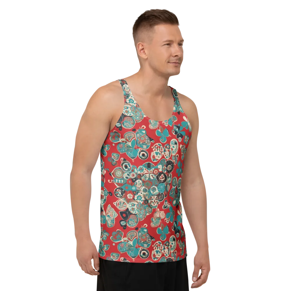 Carnival Cabinet on Men's Tank Top — Right Front