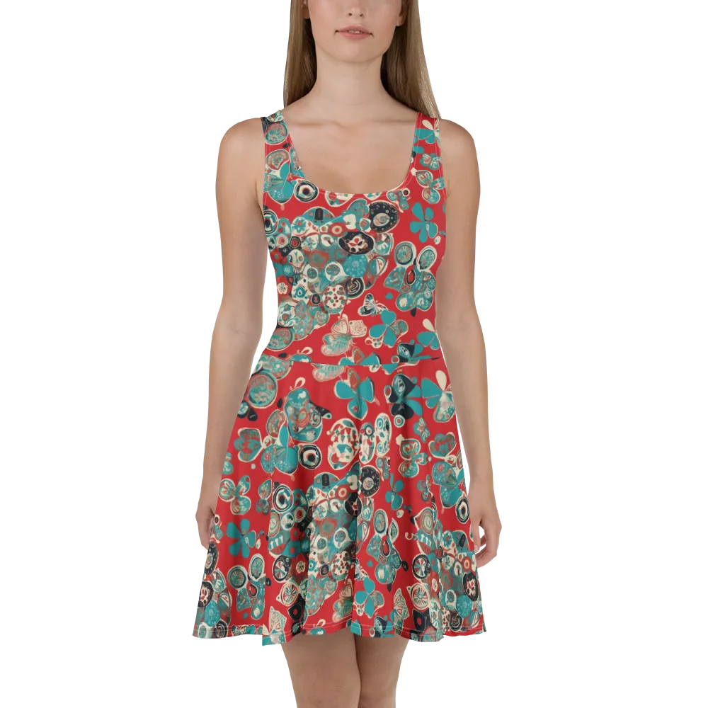 Carnival Cabinet on Skater Dress — Front