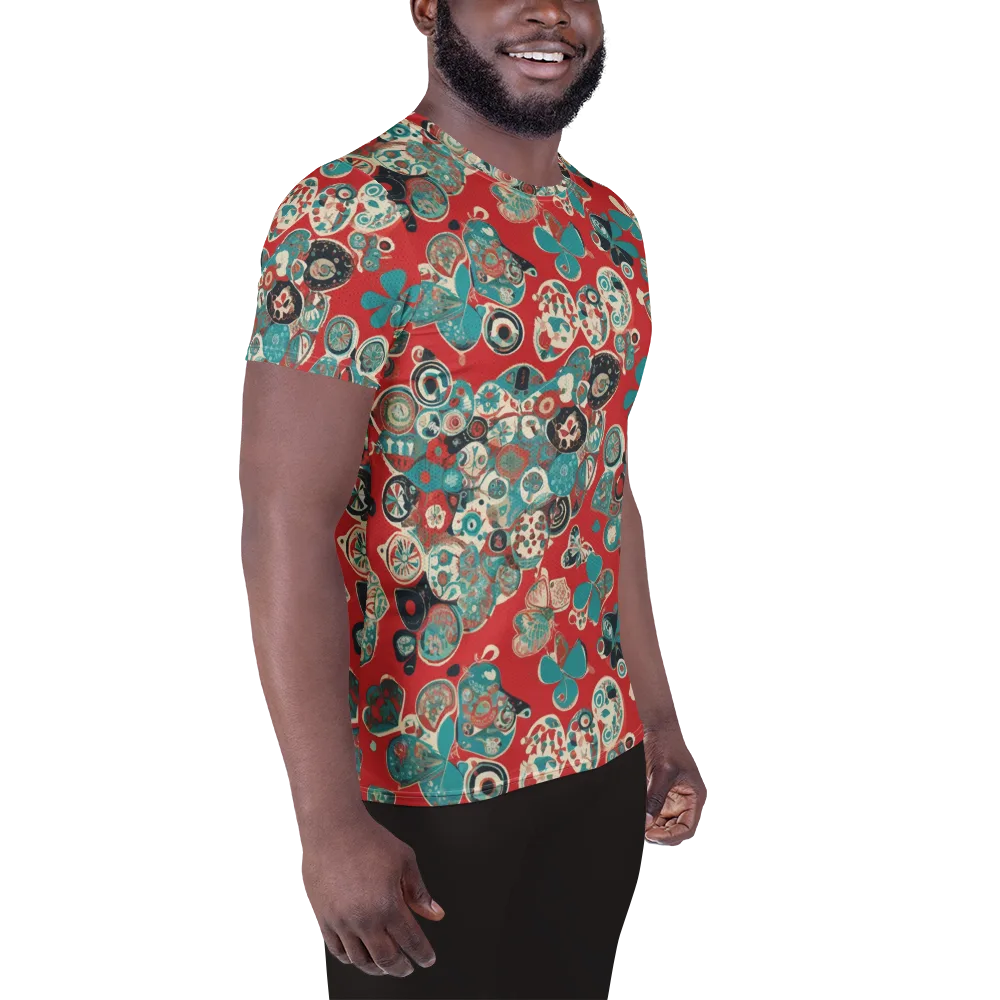 Carnival Cabinet on Men's Athletic T-Shirt — Right