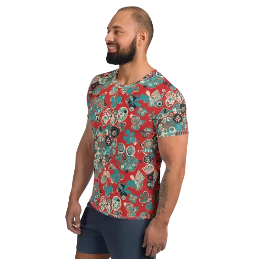 Carnival Cabinet on a Men's Athletic T-Shirt