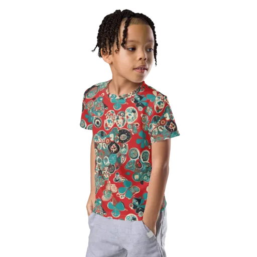 Carnival Cabinet on a Kids Crew Neck T-Shirt