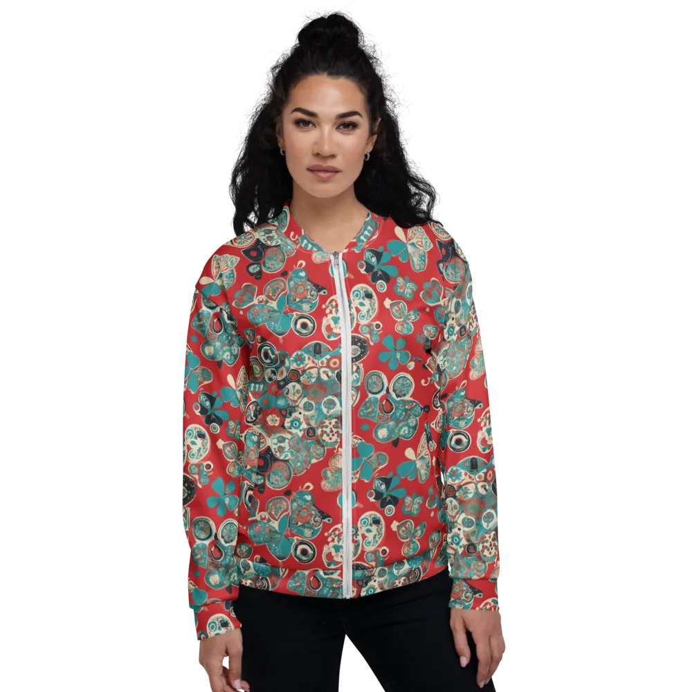 Carnival Cabinet on Bomber Jacket — Front
