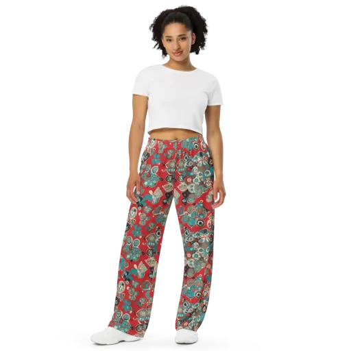Carnival Cabinet on a Wide-Leg Pants