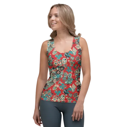 Carnival Cabinet on a Women's Tank Top