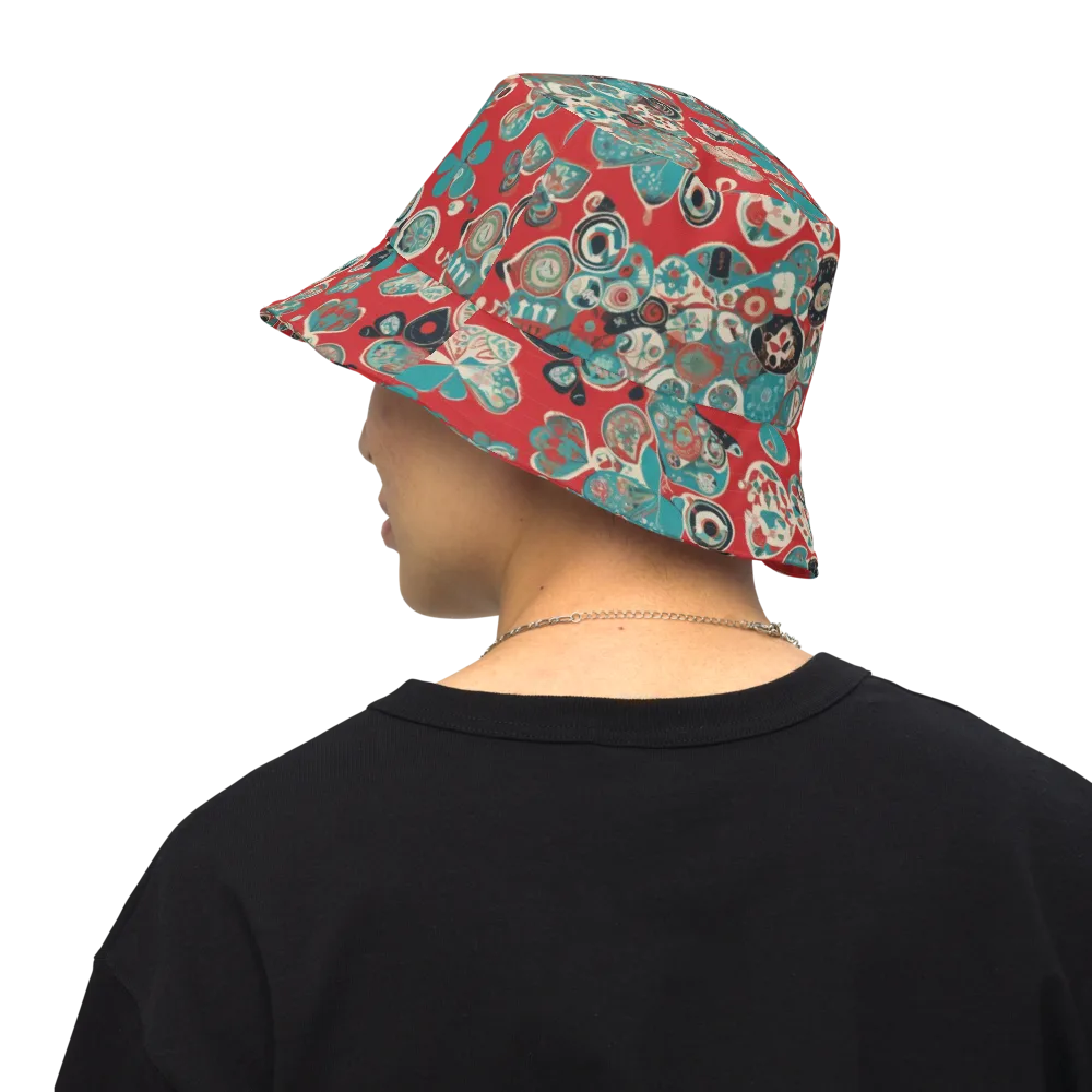 Carnival Cabinet on Reversible Bucket Hat — Back Inside