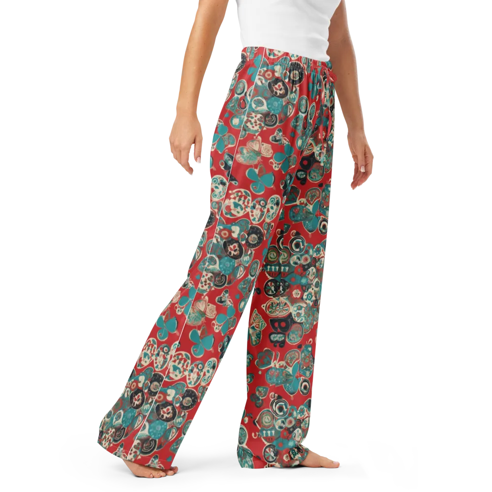 Carnival Cabinet on Women's Pajama Pants — Right Front