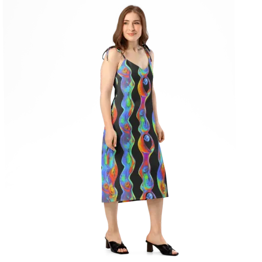 Vibrant Vortices on a Slip Dress