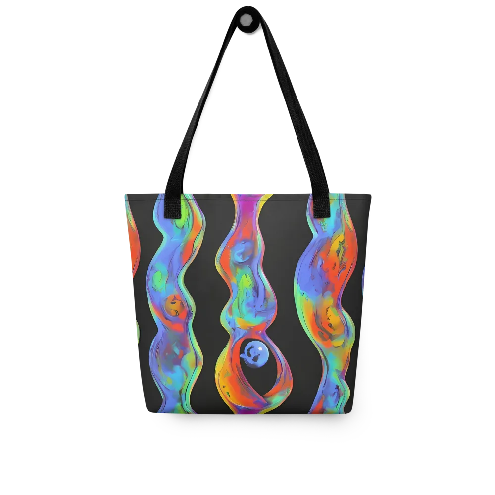 Vibrant Vortices on Tote Bag — Front