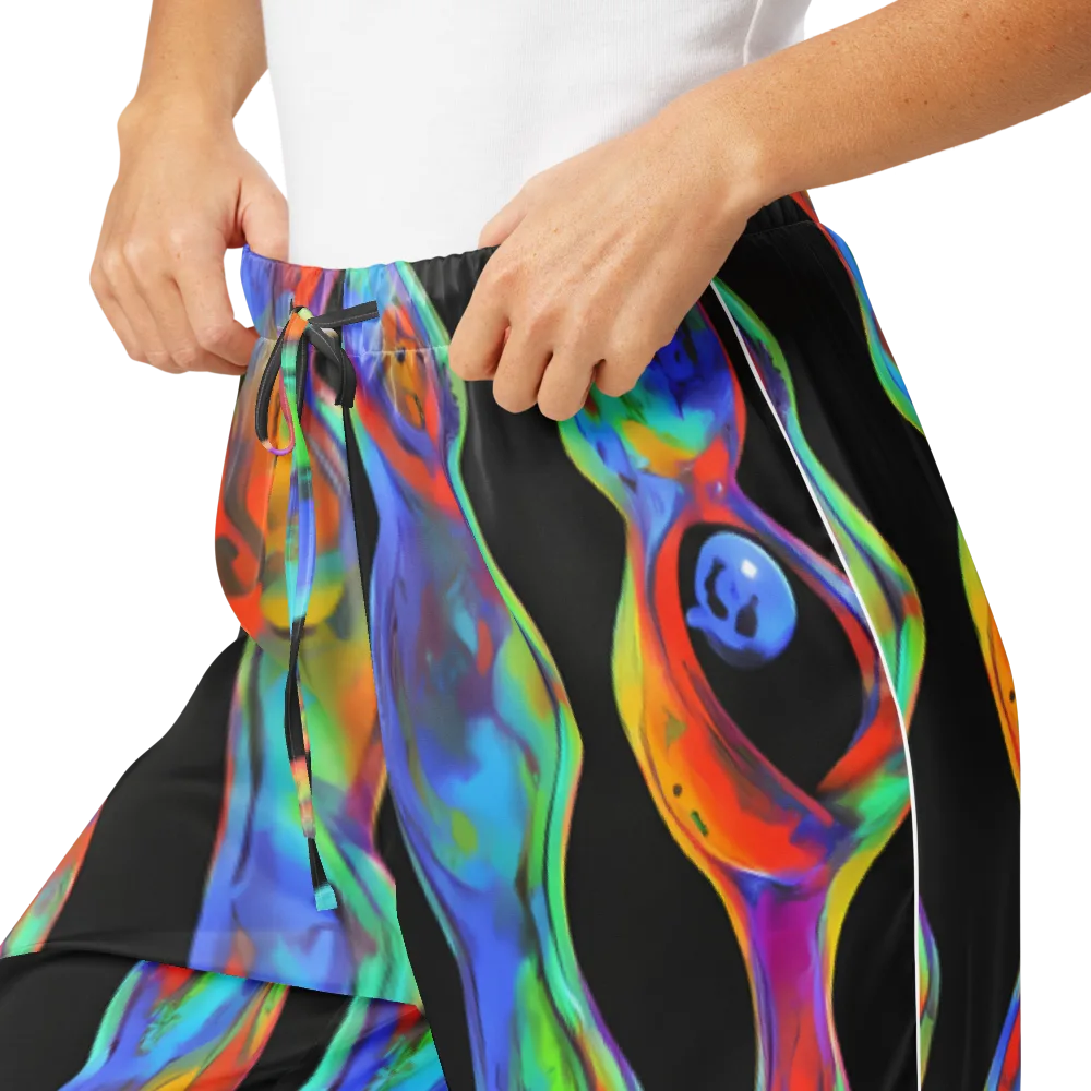 Vibrant Vortices on Women's Pajama Pants — Product details