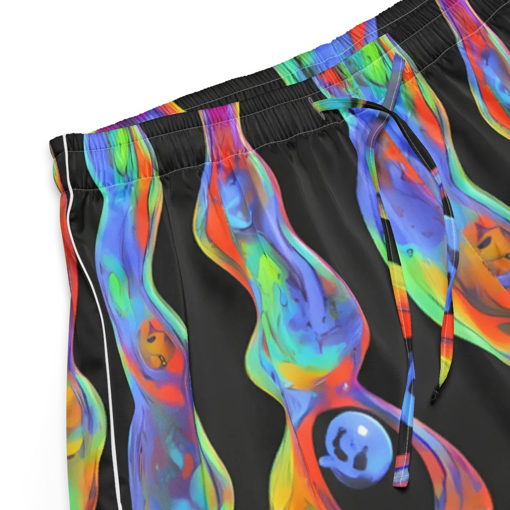 Vibrant Vortices on Women's Pajama Shorts — Product details