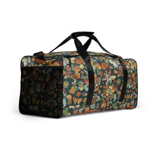 Menagerie in Moss on a Duffle Bag