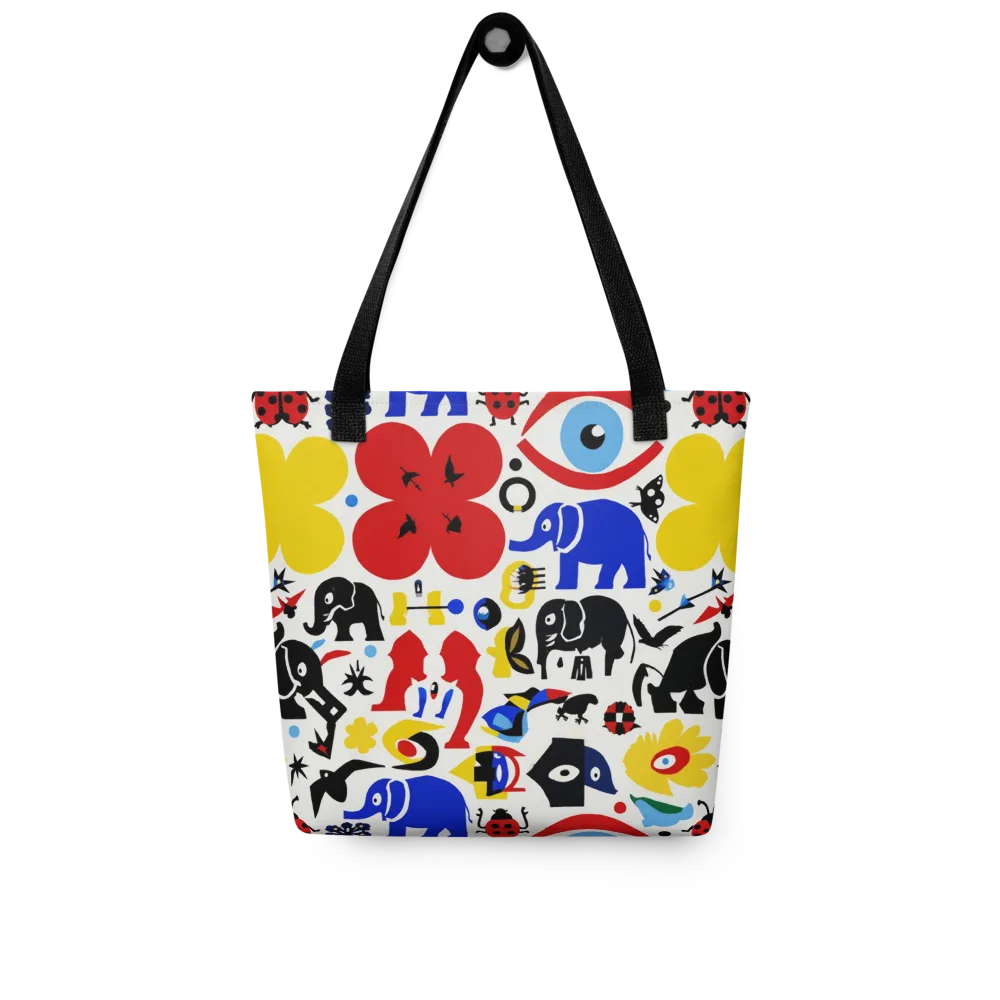 Primary Safari on Tote Bag — Front