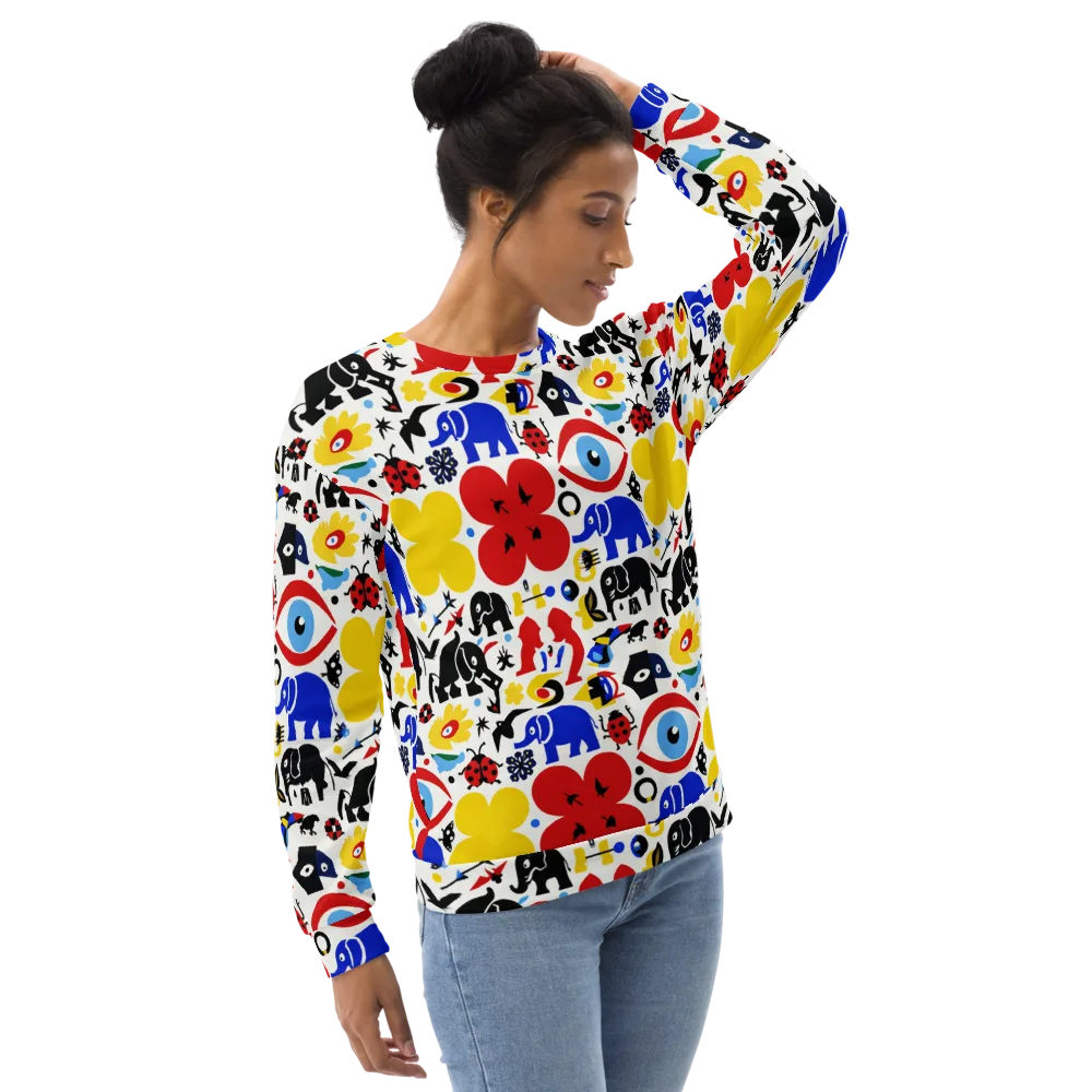 Primary Safari on Sweatshirt — Right Front