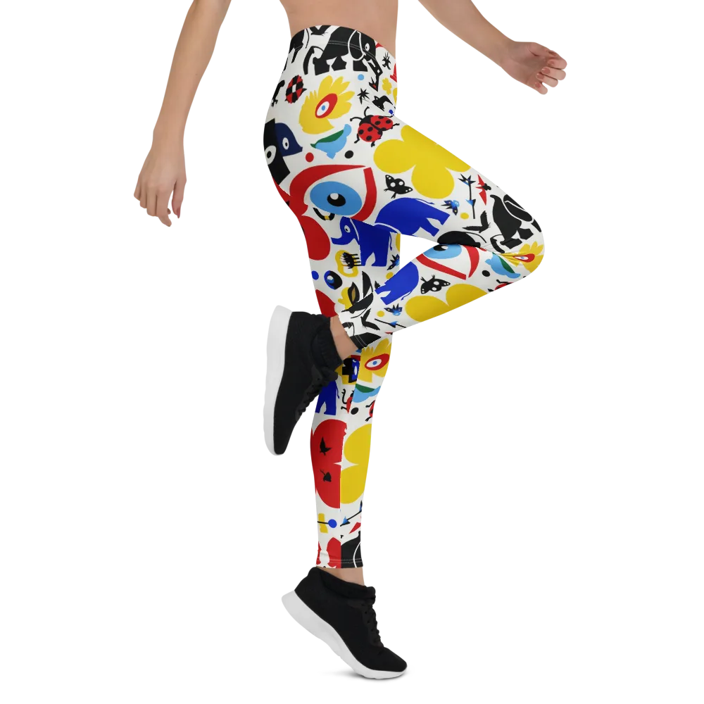 Primary Safari on Leggings — Right