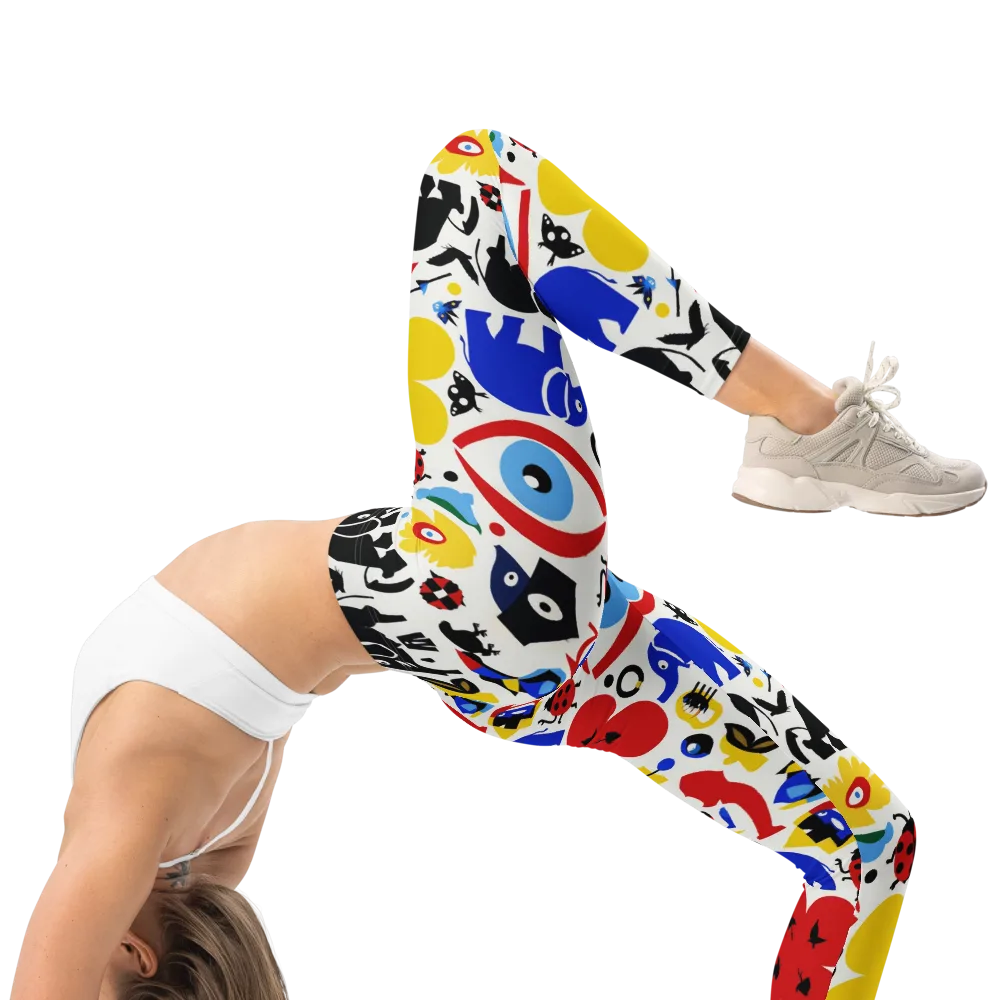 Primary Safari on Leggings — Right
