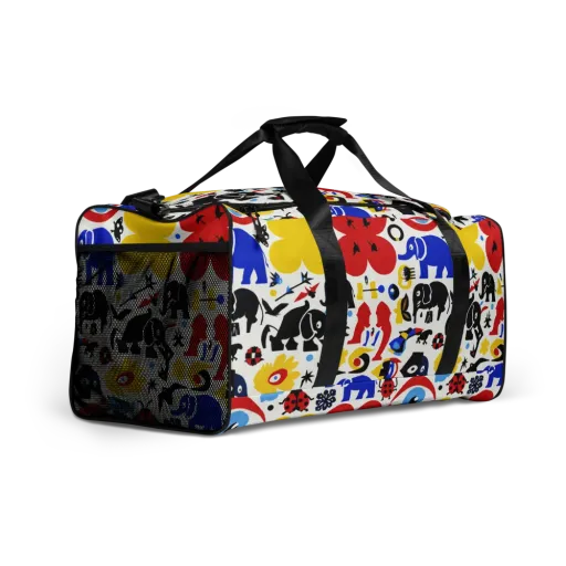 Primary Safari on a Duffle Bag
