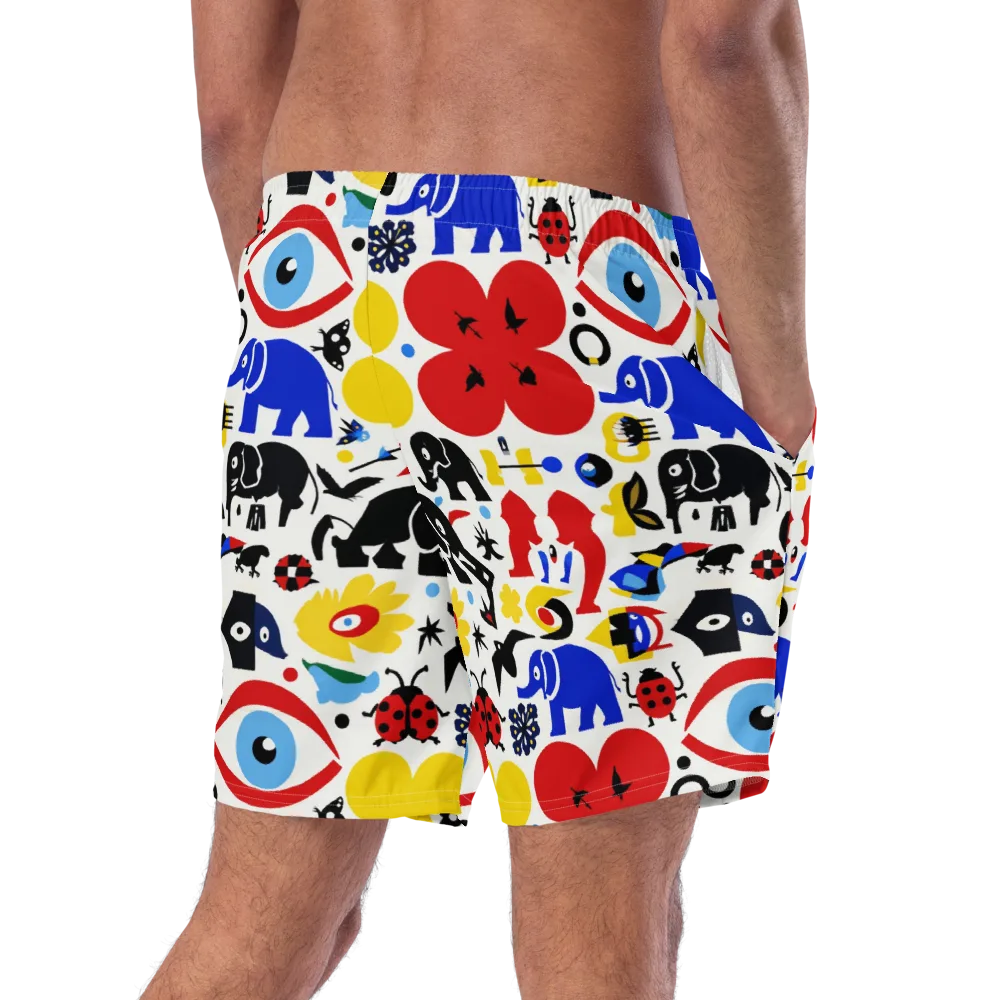 Primary Safari on Swim Trunks — Right Back