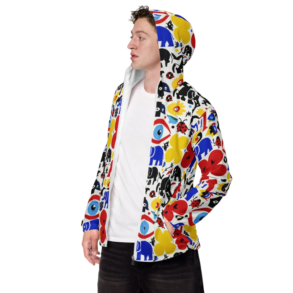 Primary Safari on Men's Windbreaker — Left Front