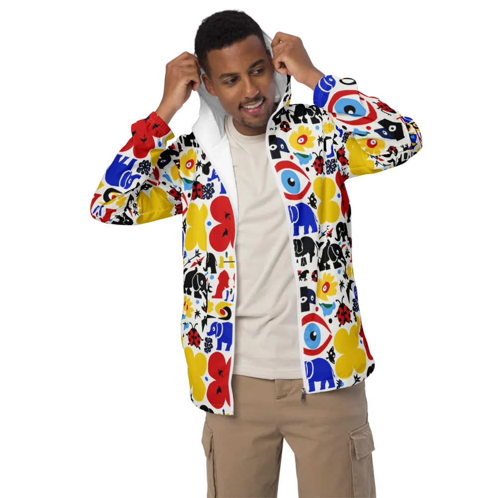 Primary Safari on Men's Windbreaker — Front